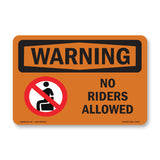 No Riders Allowed With Symbol