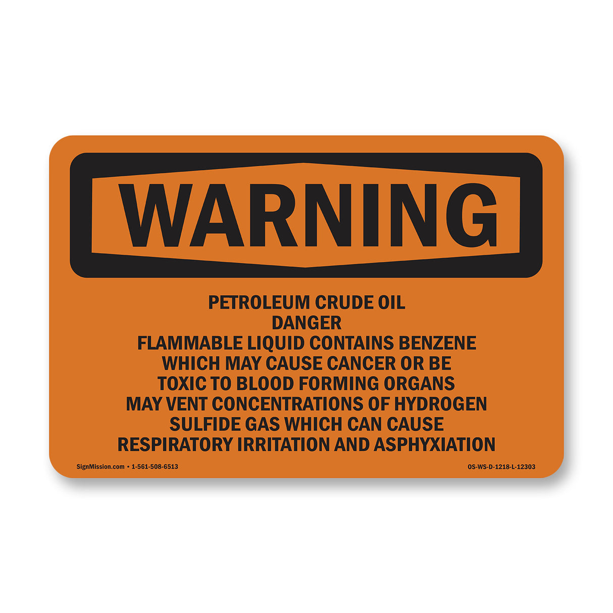 Petroleum Crude Oil Danger Flammable Liquid