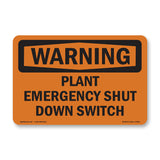 Plant Emergency Shut Down Switch