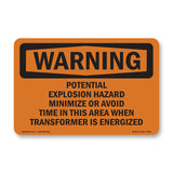 Potential Explosion Hazard Minimize