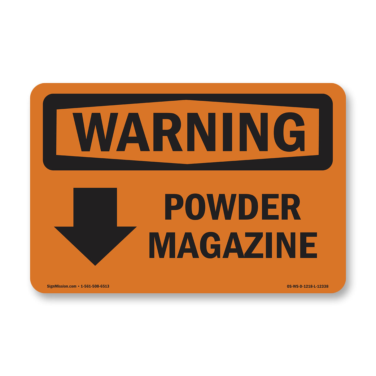 Powder Magazine [Down Arrow] With Symbol