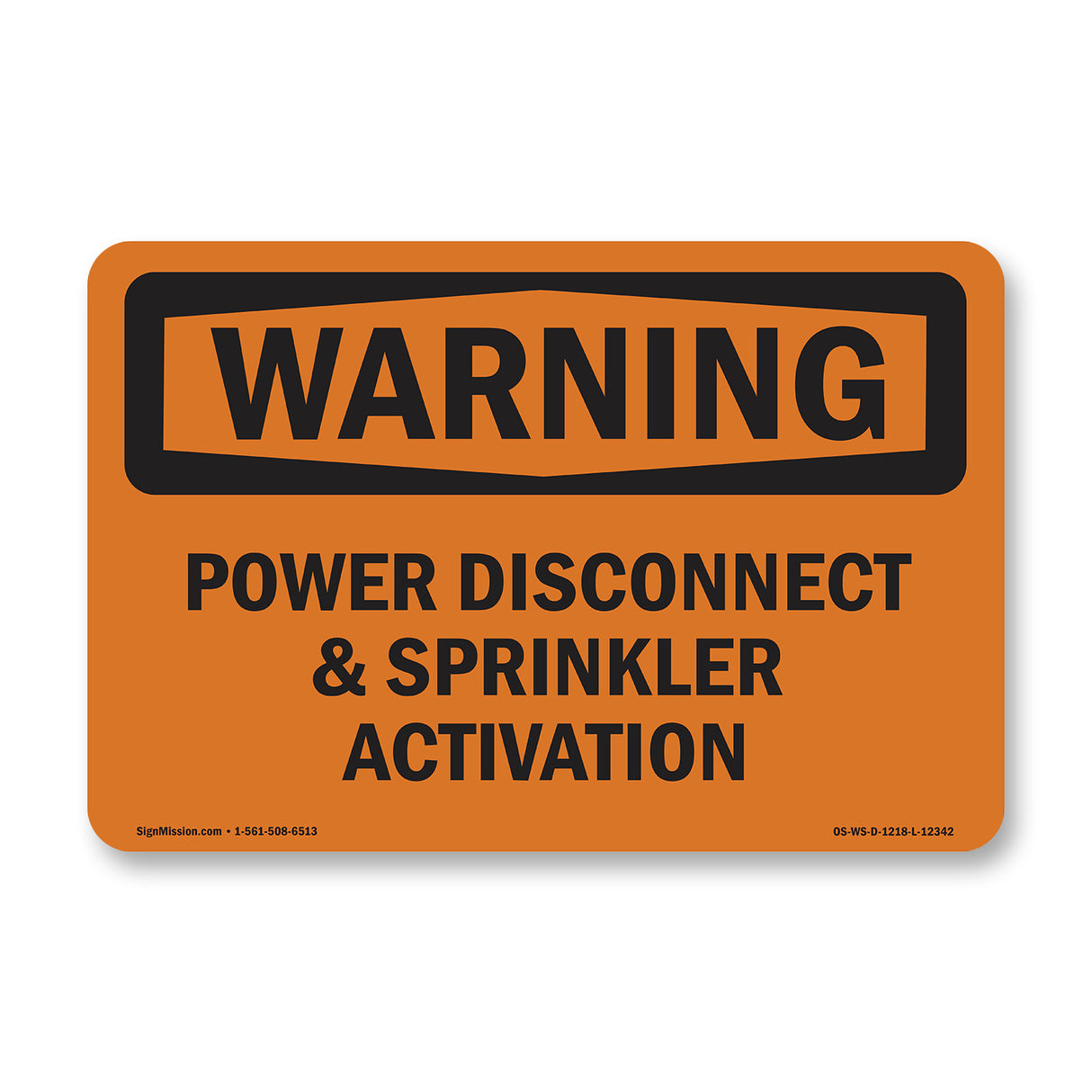 Power Disconnect And Sprinkler Activation