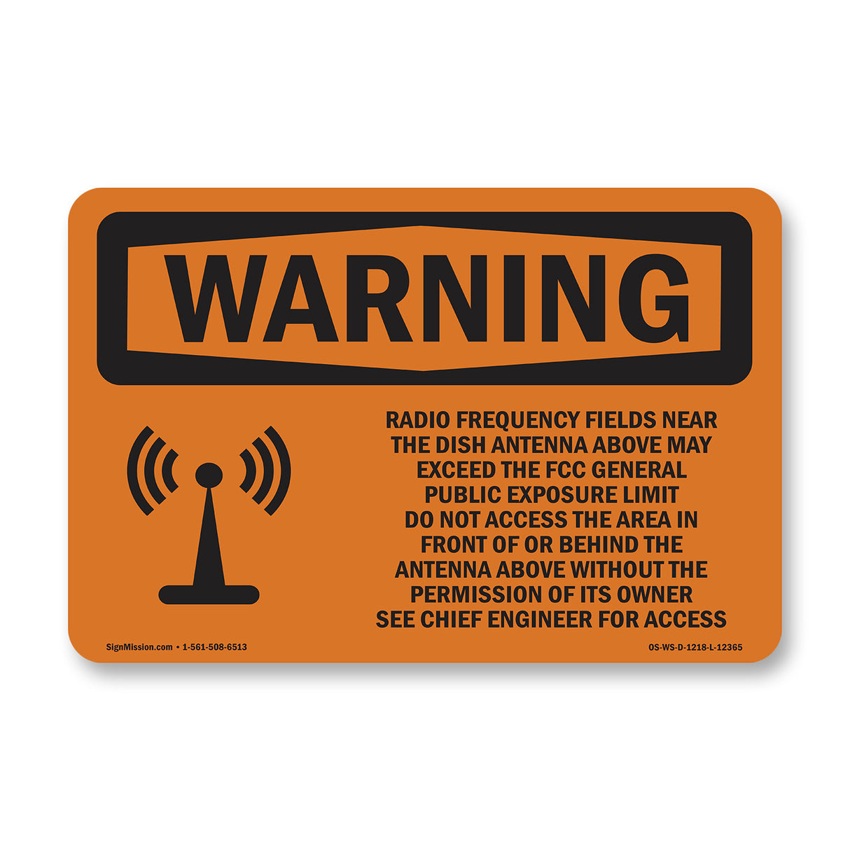 Radio Frequency Fields Near With Symbol