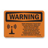 Radio Frequency Fields Near With Symbol