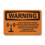 Radio Frequency Hazard May Exist With Symbol