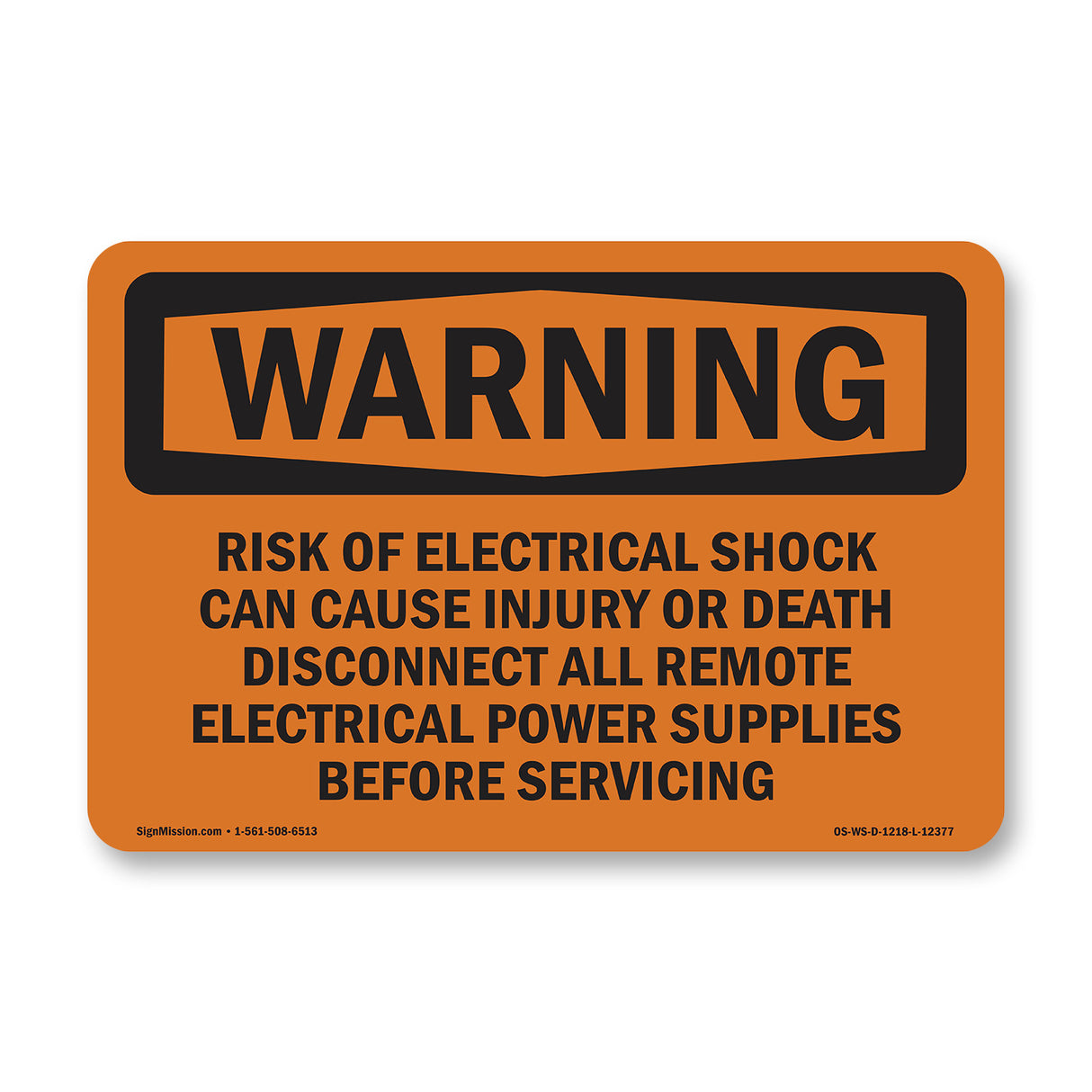Risk Of Electrical Shock Can Cause