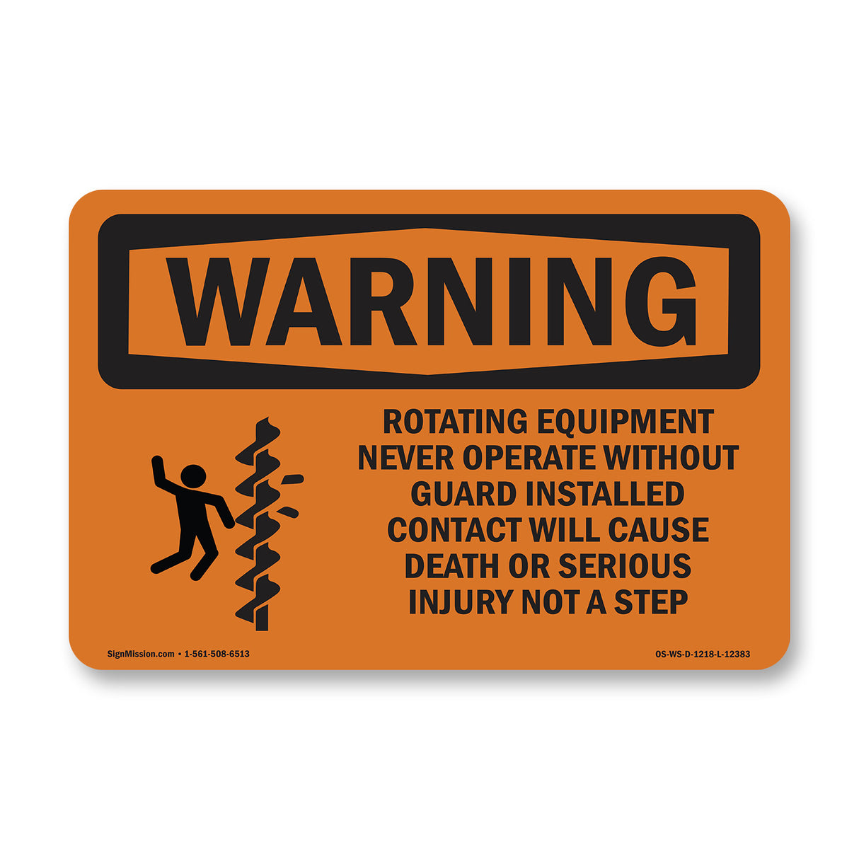 Rotating Equipment Never Operate With Symbol