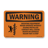 Rotating Equipment Never Operate With Symbol