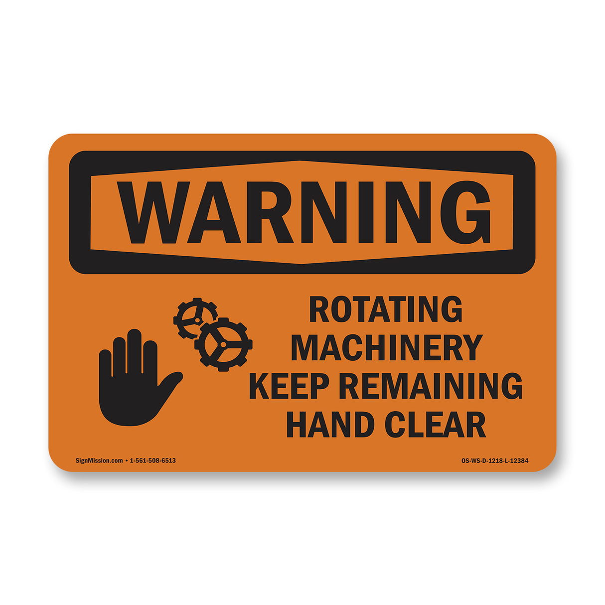 Rotating Machinery Keep Remaining With Symbol