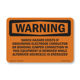 Shock Hazard Exists If Grounding Electrode