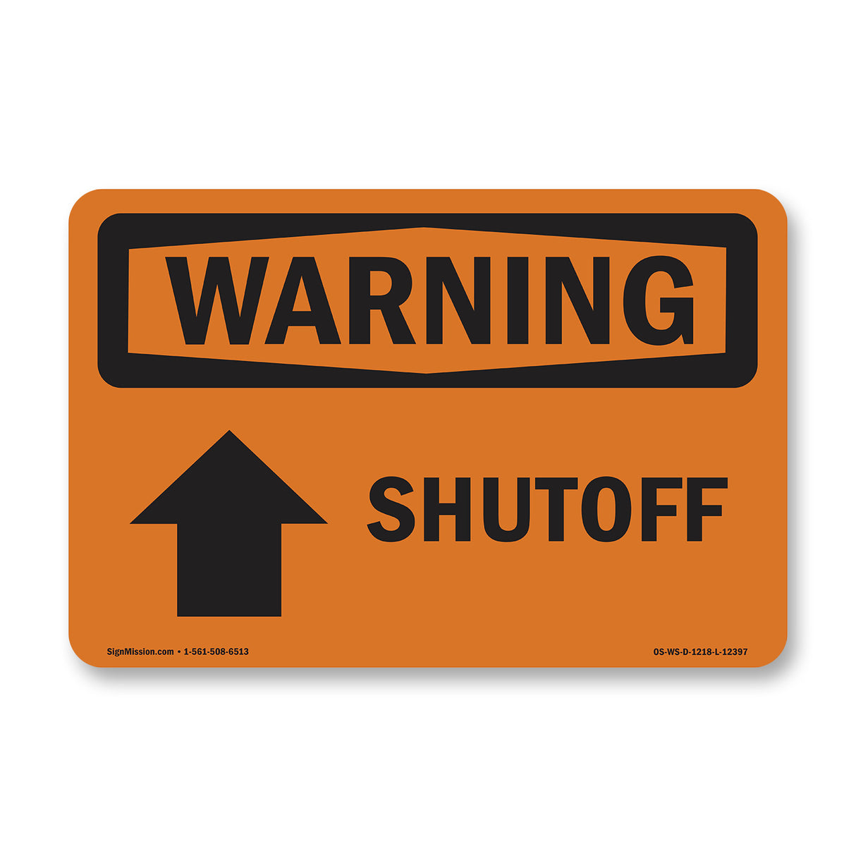 Shutoff [Up Arrow] With Symbol