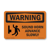 Sound Horn Advance Slowly With Symbol