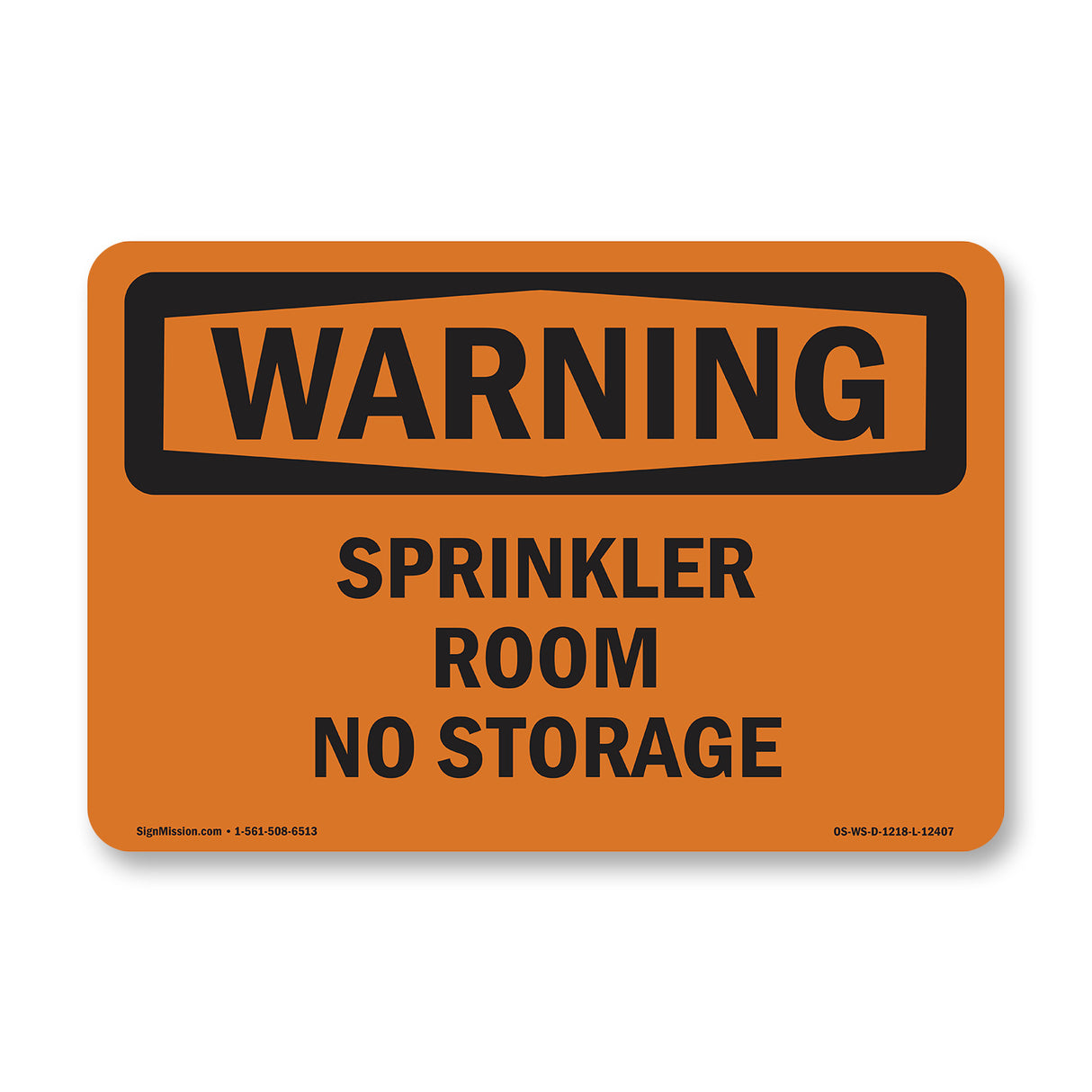 Sprinkler Room No Storage