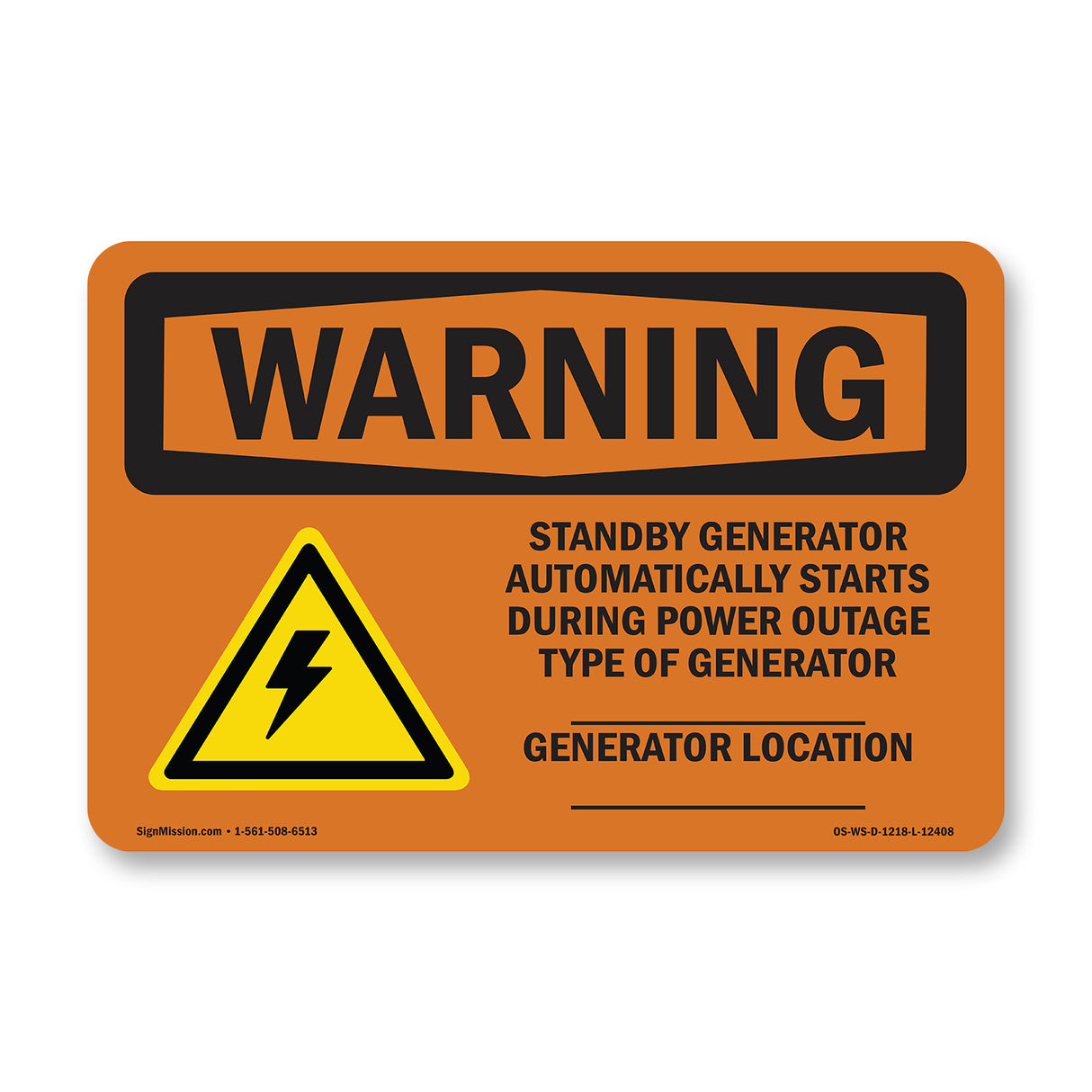 Standby Generator Automatically With Symbol