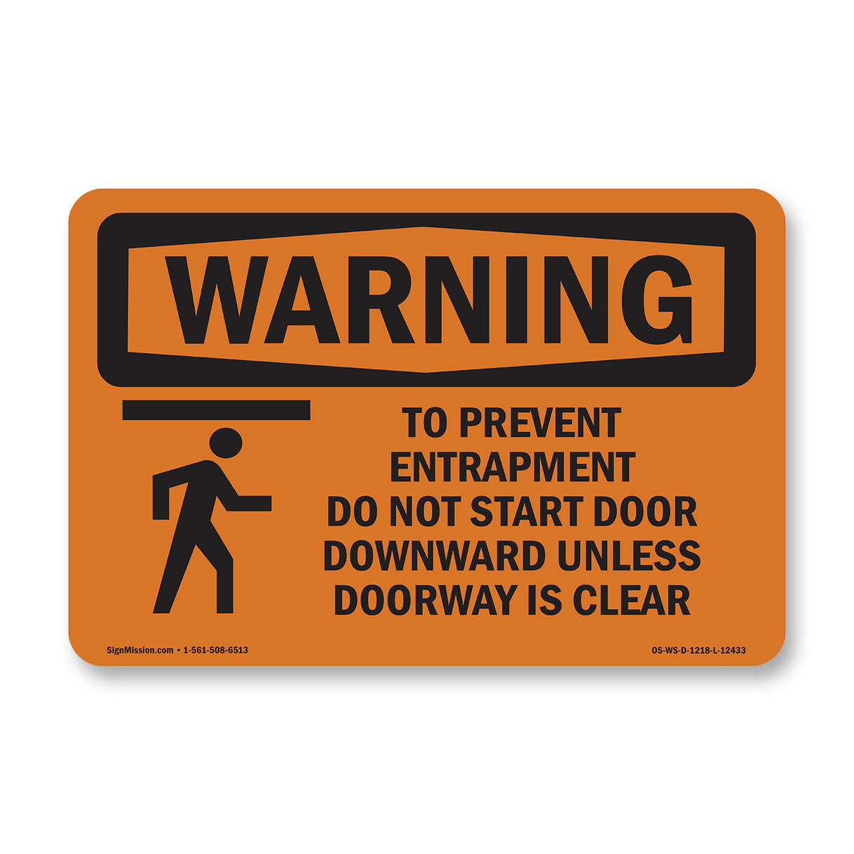 To Prevent Entrapment Do Not With Symbol