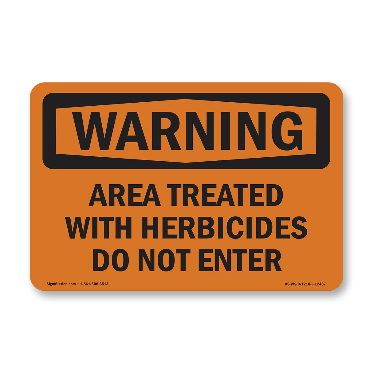 Treated With Herbicides Do Not Enter