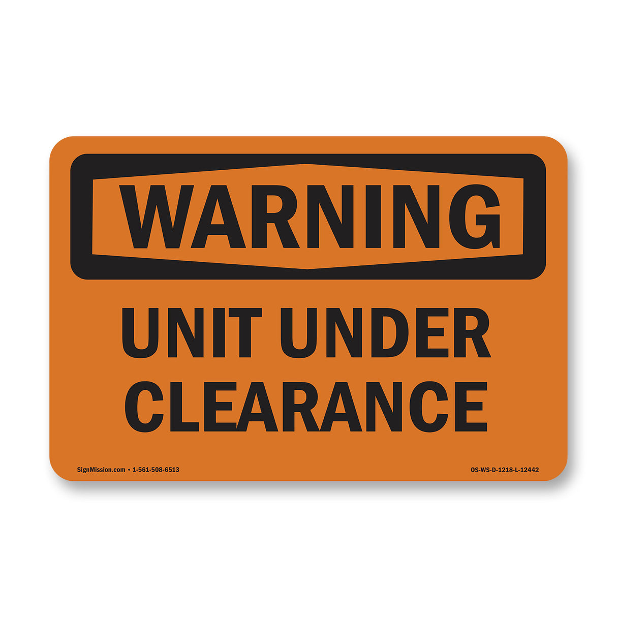Unit Under Clearance