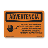 Arc Flash Hazard Disconnect Main Power