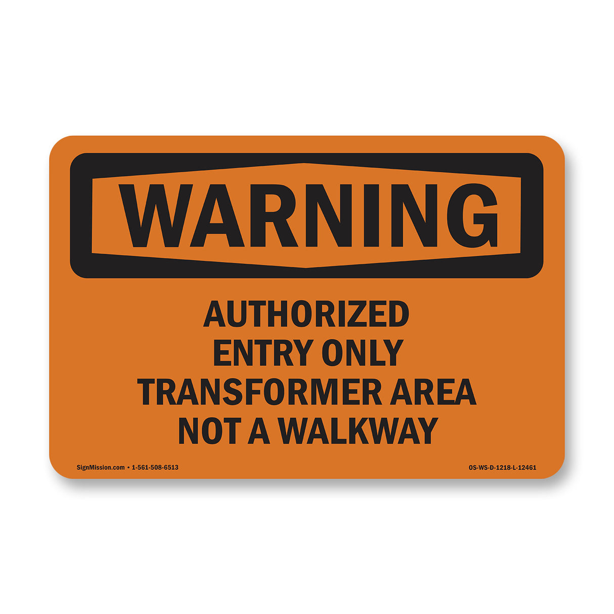 Authorized Entry Only Transformer Area