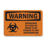 Biohazard No Food Or Drink