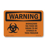 Biohazard No Food Or Drink Bilingual