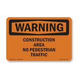 Construction Area No Pedestrian
