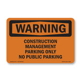 Construction Management Parking