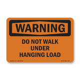 Do Not Walk Under Hanging Load