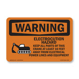 Electrocution Hazard Crane