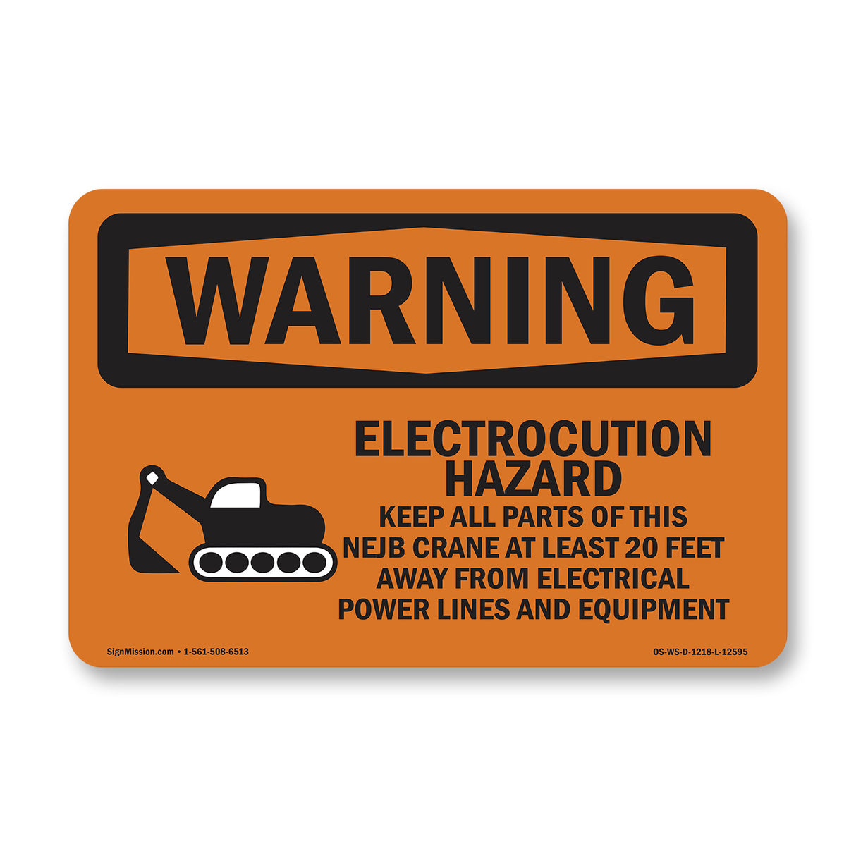 Electrocution Hazard Crane