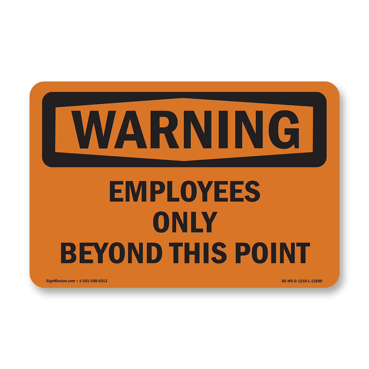 Employees Only Beyond This Point Bilingual