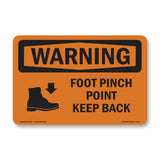Foot Pinch Point Keep Back