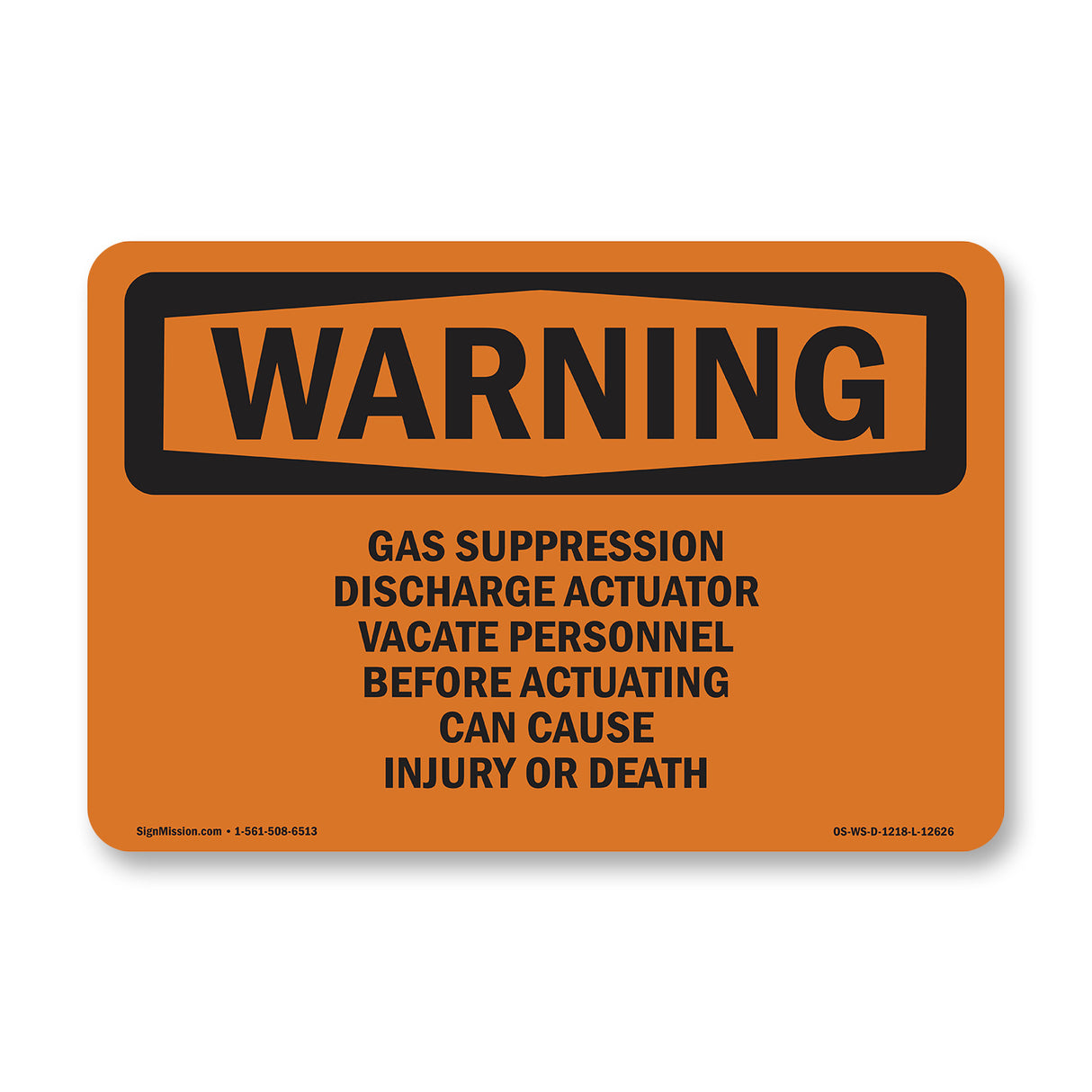 Gas Suppression Discharge Actuator