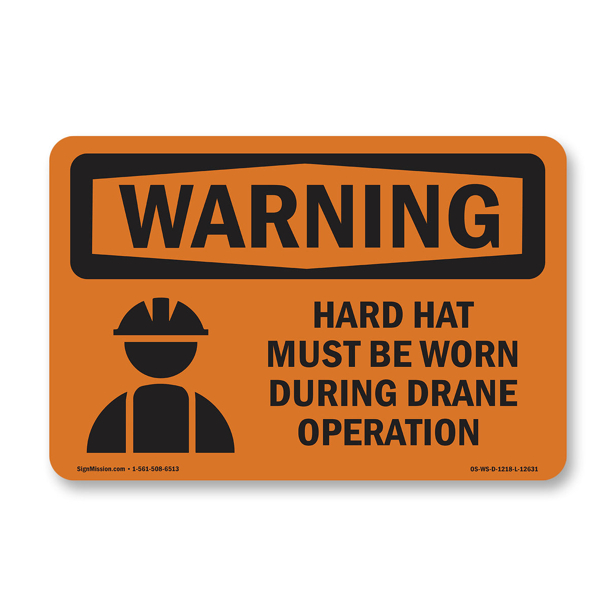 Hard Hat Worn During Crane Operation