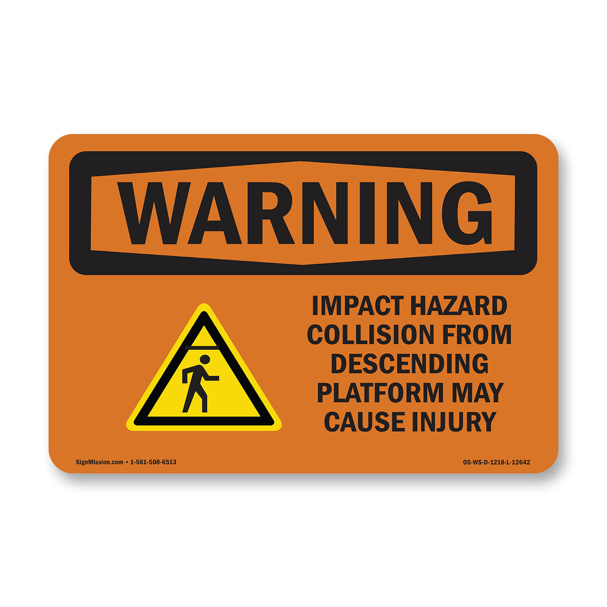 Impact Hazard Descending Platform
