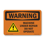 Machine Under Repair Do Not Operate