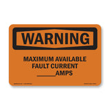 Maximum Available Fault Current____Amps