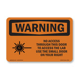 No Access Through This Door