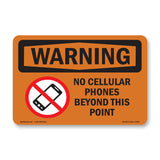 No Cellular Phones Beyond This Point