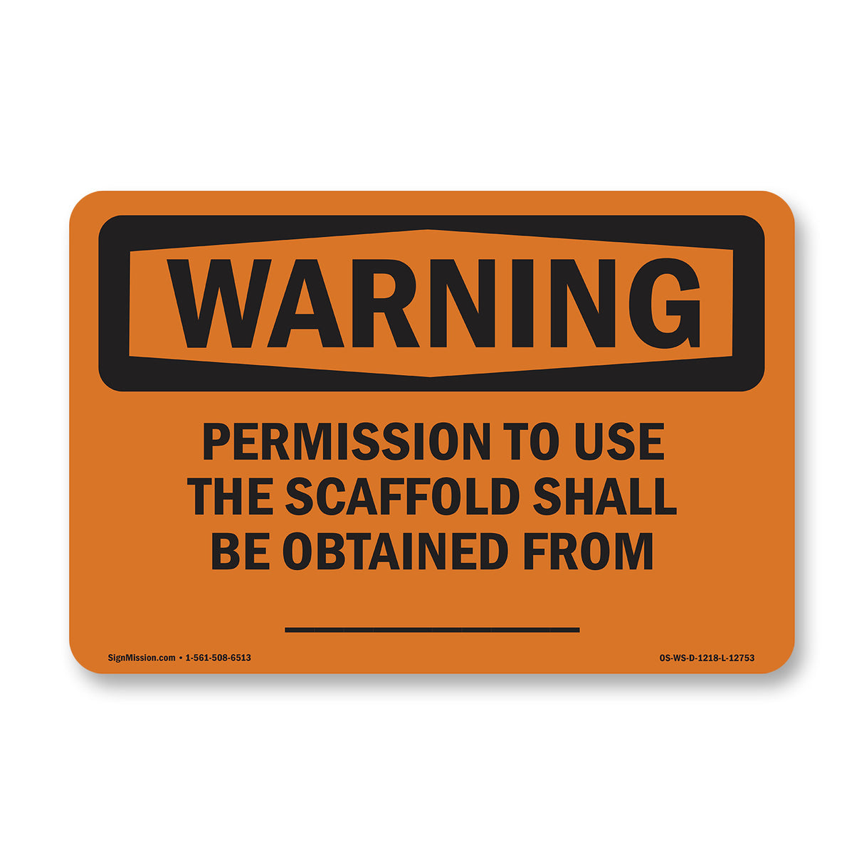 Permission To Use The Scaffold Obtained