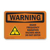 Radio Frequency Radiation Hazard Area