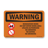 Renovation Work Do Not Enter Work Area