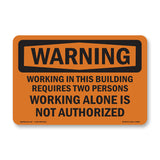 Two Persons Required
