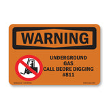 Underground Gas Call #811 Bilingual