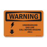 Underground Gas Line Call #811 Bilingual