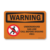 Underground Gas Line Call #811 Bilingual
