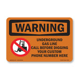 Underground Gas Line Call Custom Before