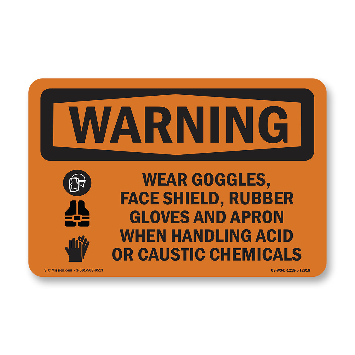 Wear Goggles, Face With Symbol| Ãƒâ€šÃ‚Â Made in the USA