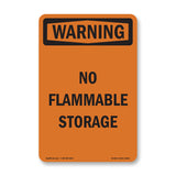 No Flammable Storage