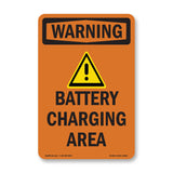 Battery Charging Area Bilingual